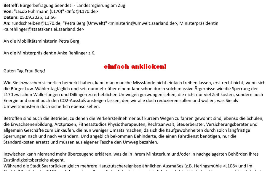 Regierung muss endlich handeln!